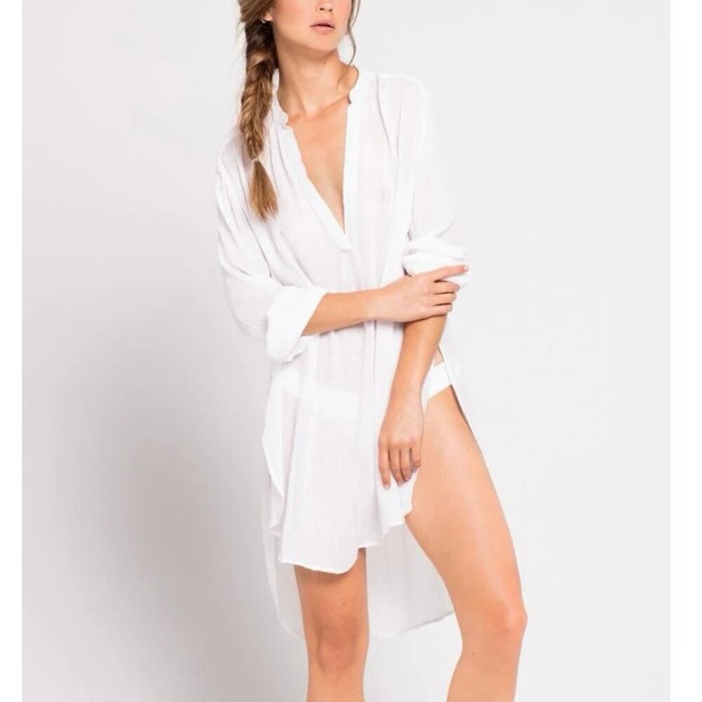 L*Space White Swim Coverup